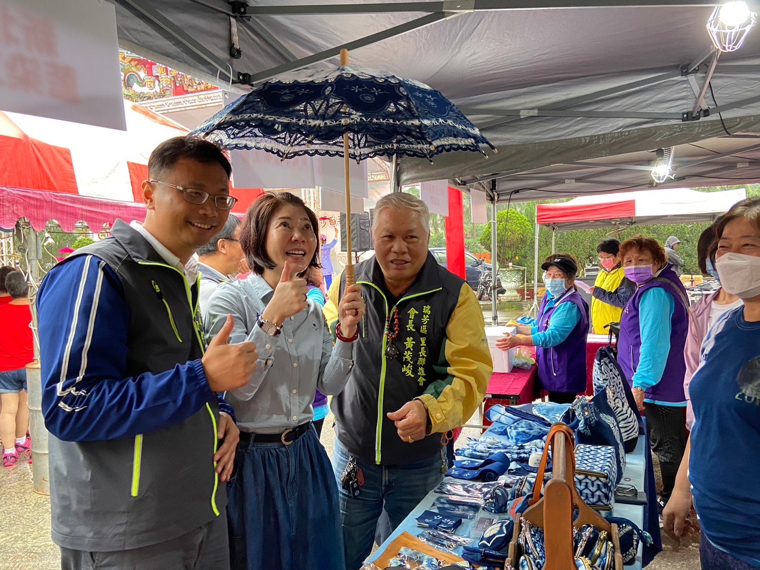 在地商家熱烈參與小農市集活動