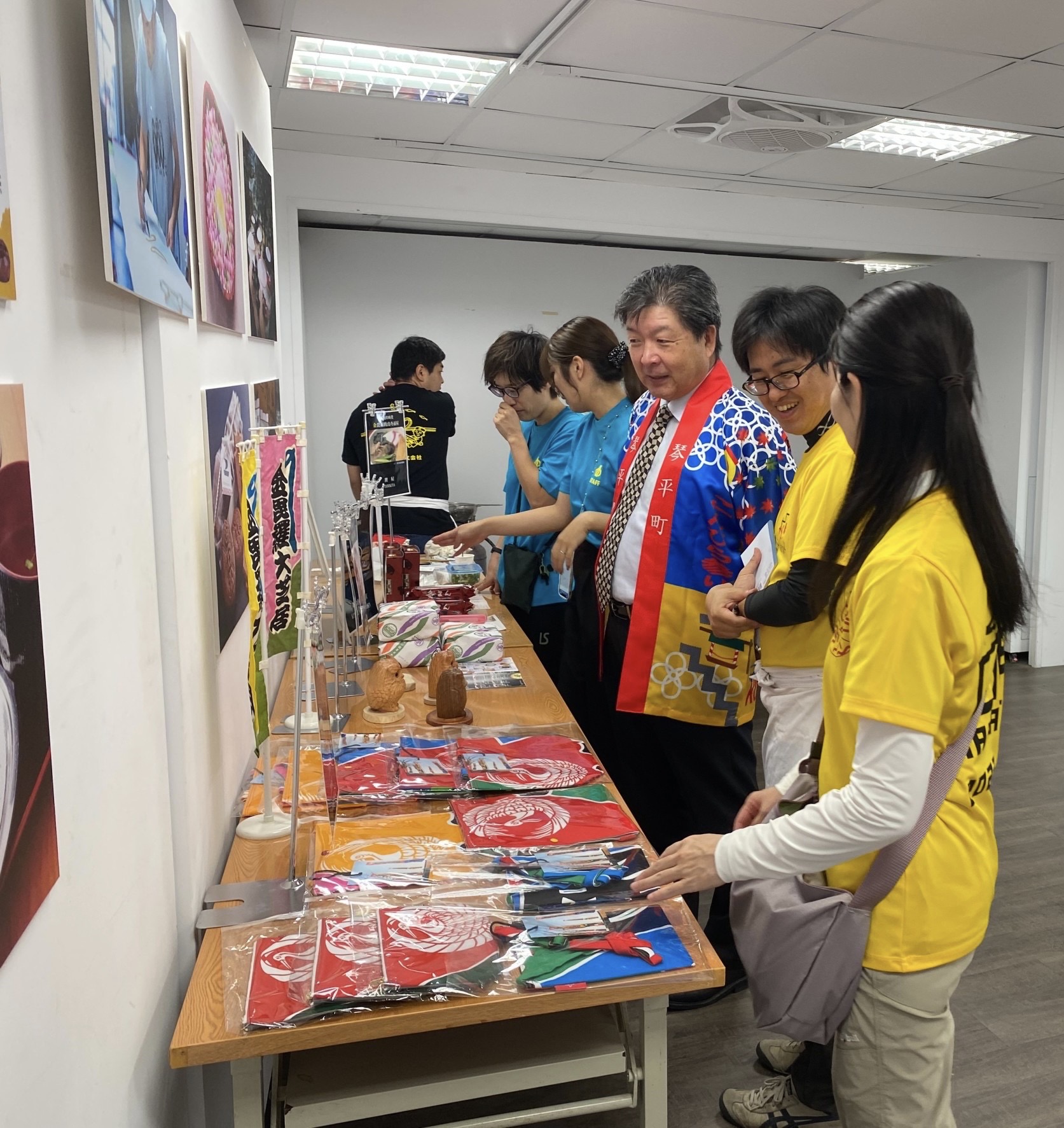現場展示琴平町相關物產