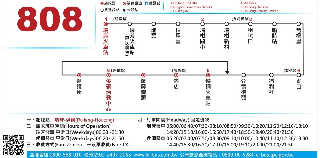 基隆客運808路線圖