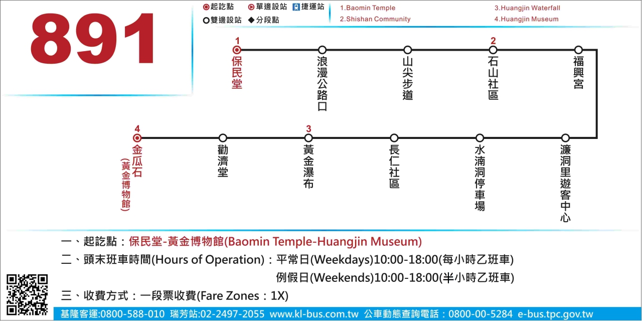 基隆客運891路線圖