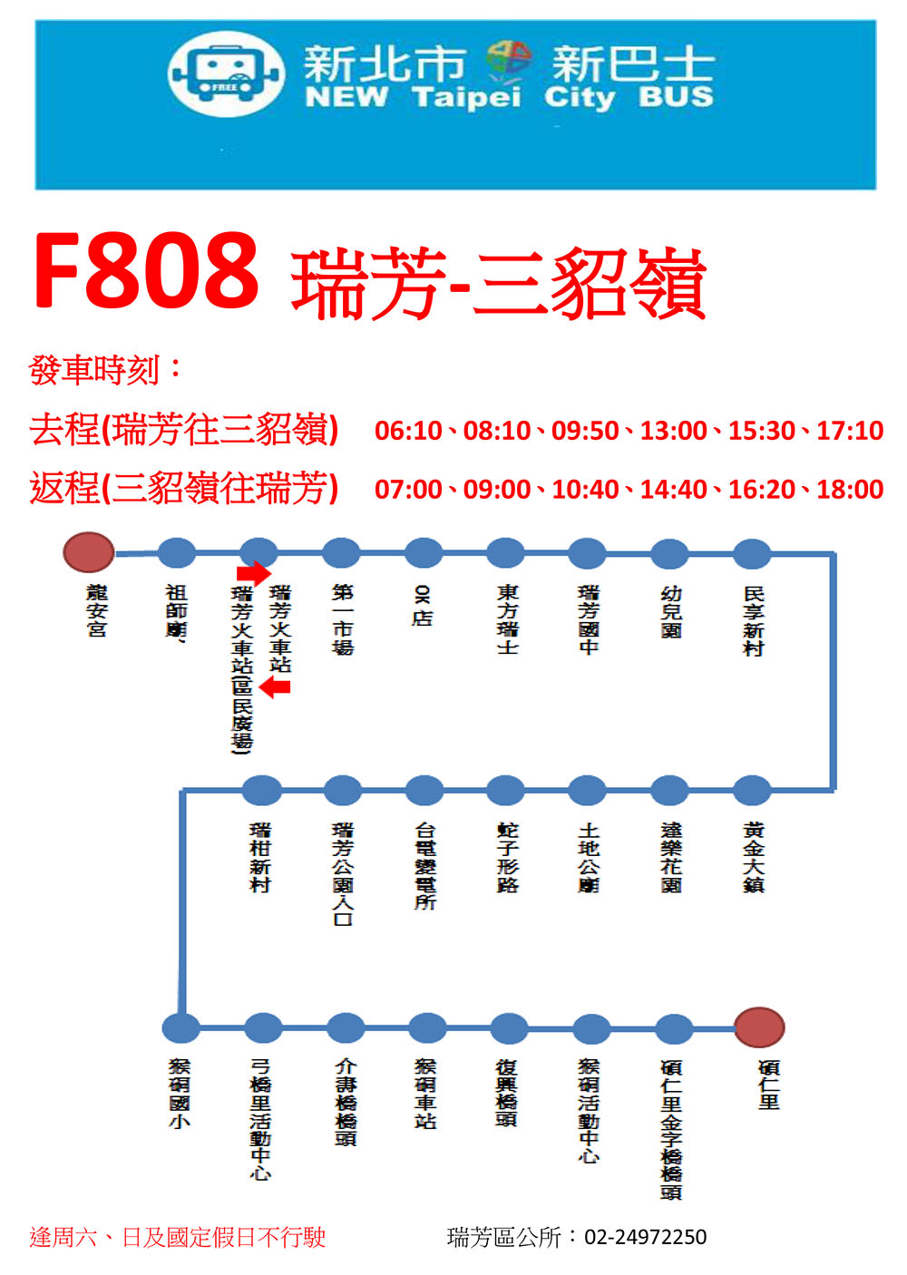 F808瑞芳-三貂嶺